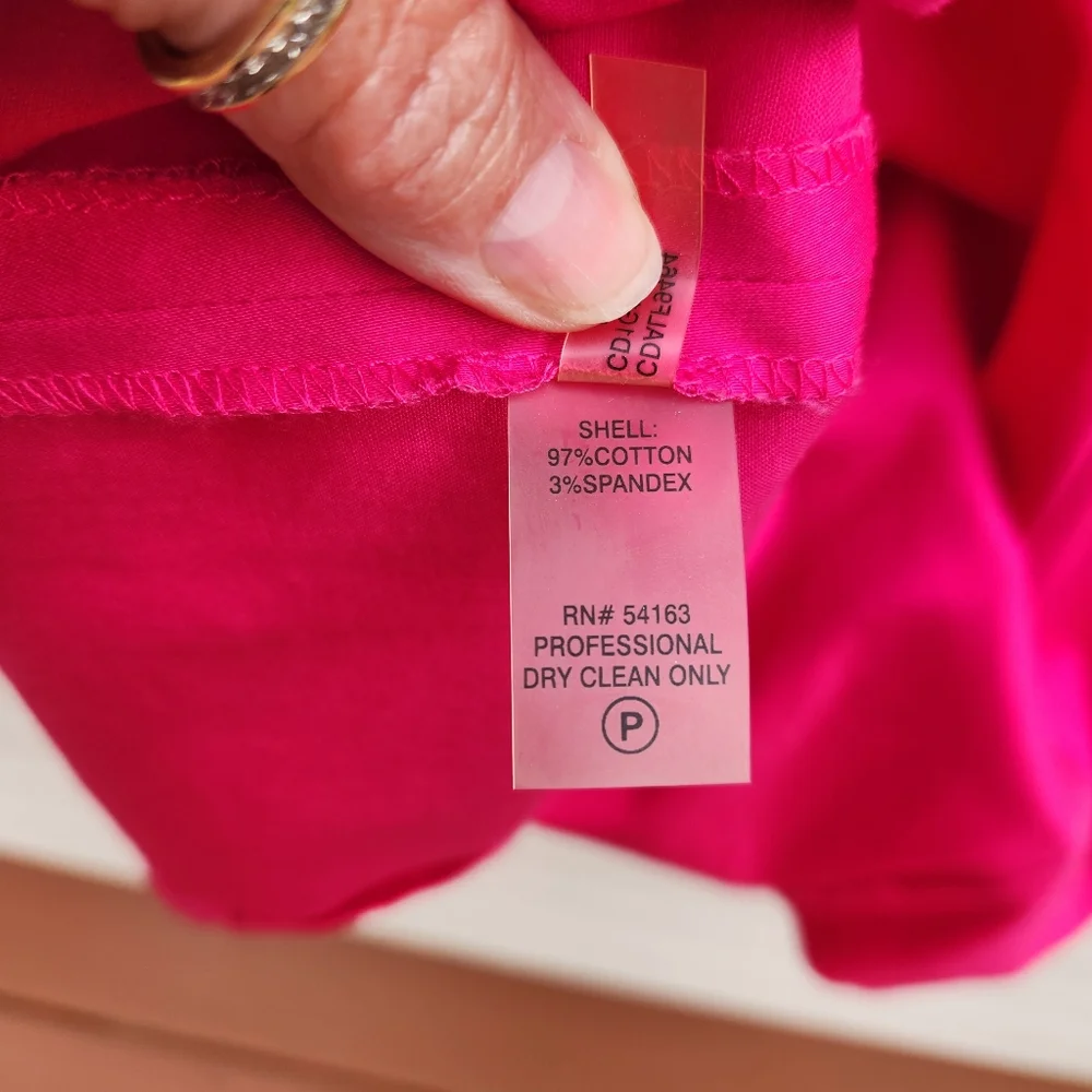 Calvin Klein Pink Pleated Swing  Dress - Picture 6 of 9